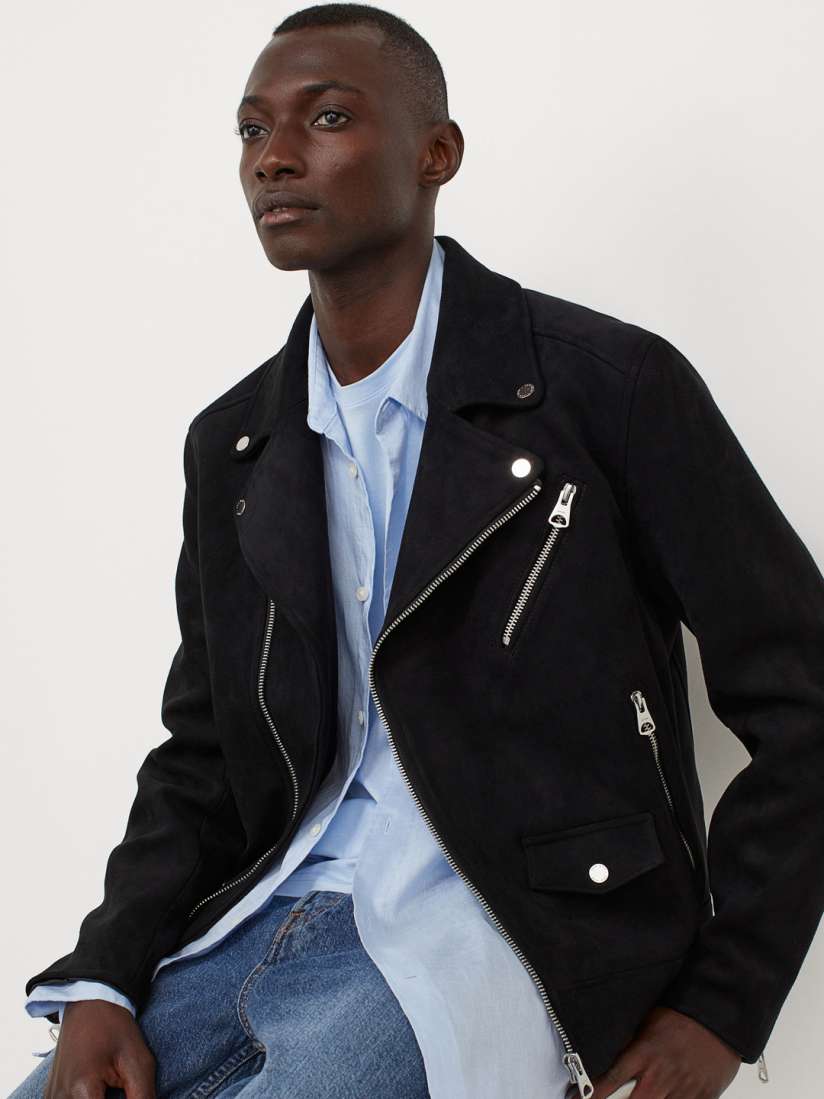 Suede jacket h&m on sale