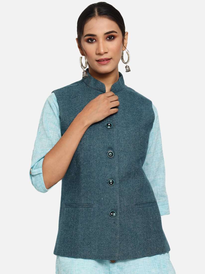 Woolen nehru jacket cheap