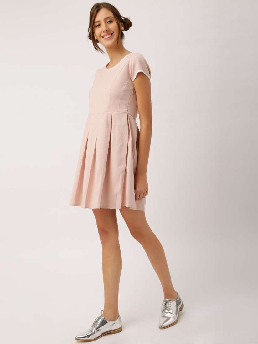 Dusty pink casual dress deals