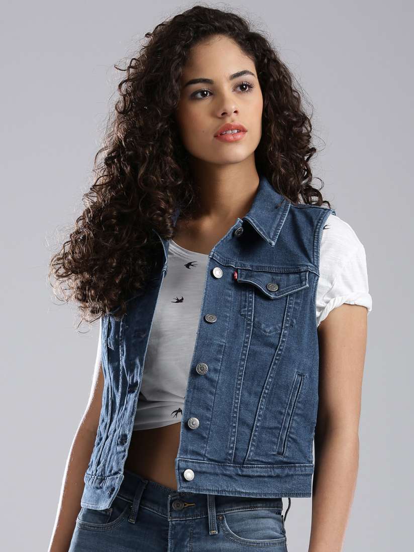 Levi's sleeveless jacket best sale