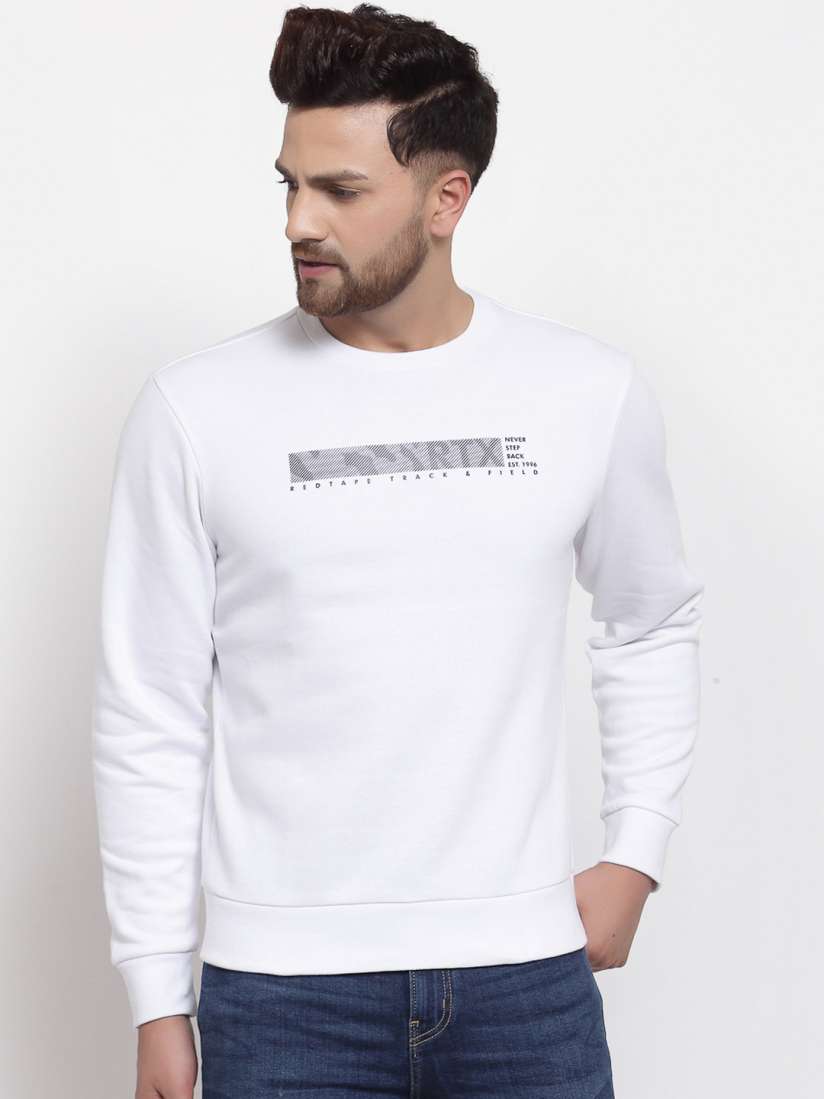 Red tape sweatshirt white sale