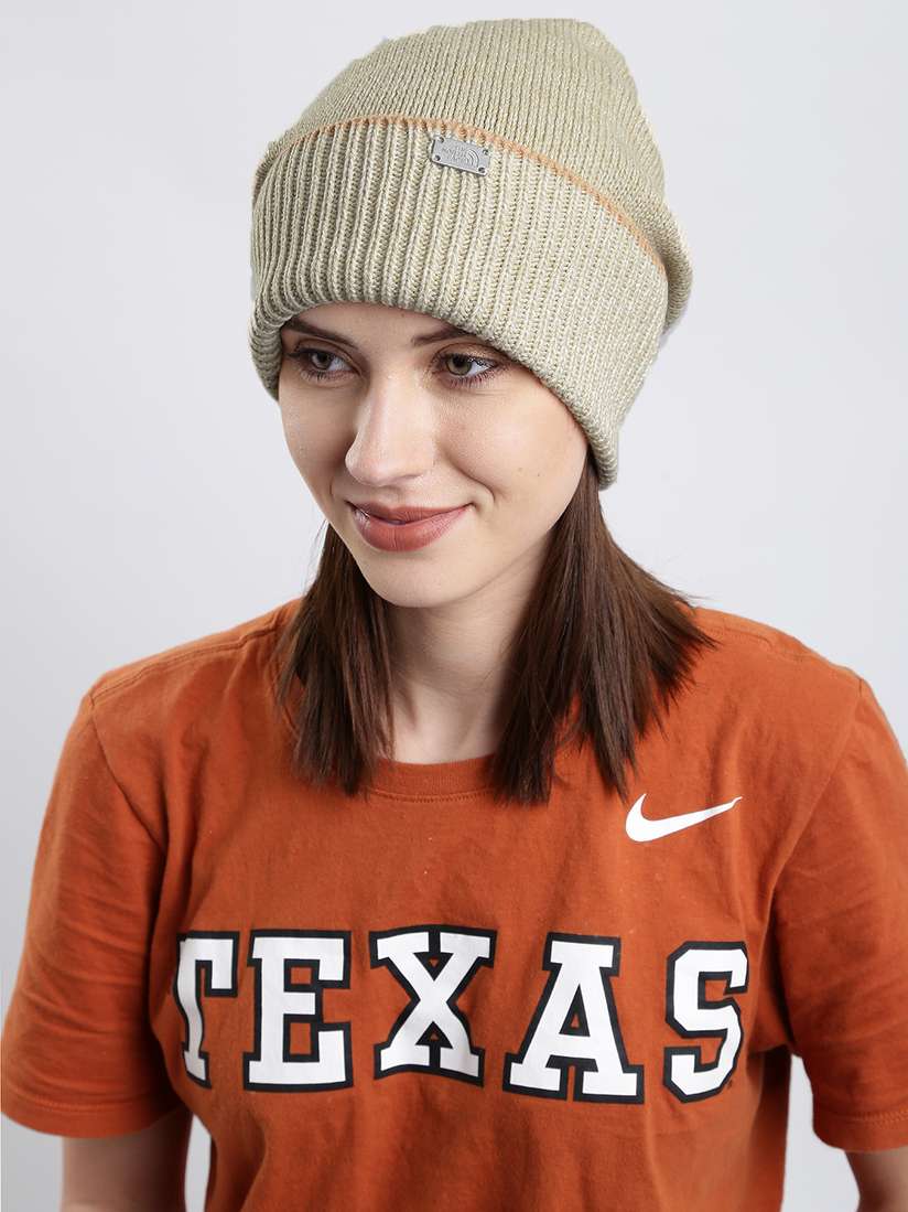 Woolen Cap Tan Beanie Womens The North Face Women Beige