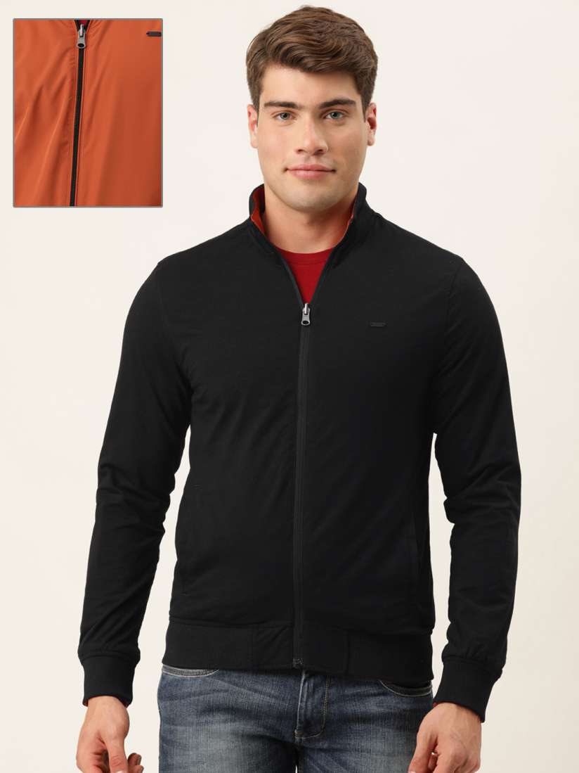 Buy Peter England Men Black Orange Reversible Tailored Jacket Jackets for Men 15810136 Myntra