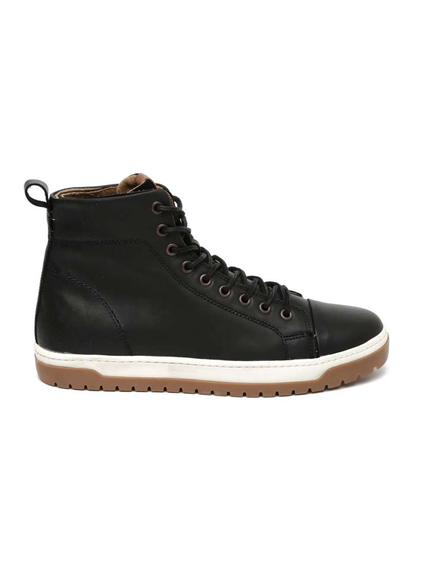 Buy ALDO Men Black Solid Leather Waskada High Top Sneakers Casual Shoes for Men 1581710 Myntra