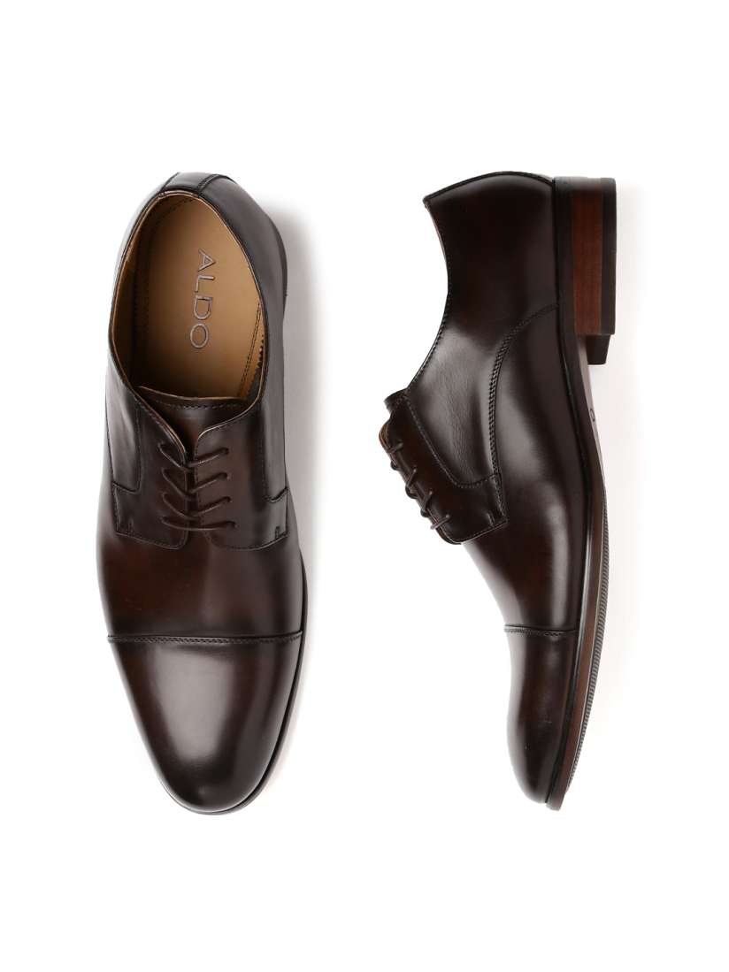 Buy ALDO Men Brown Galerrang 22 Leather Derby Shoes Formal Shoes for Men 1581749 Myntra