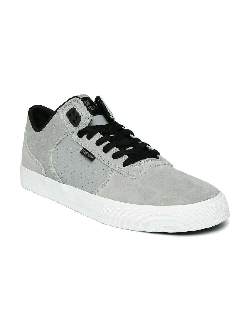 Buy Supra Men Grey Solid ELLINGTON VULC Regular Sneakers Casual Shoes for Men 1582366 Myntra