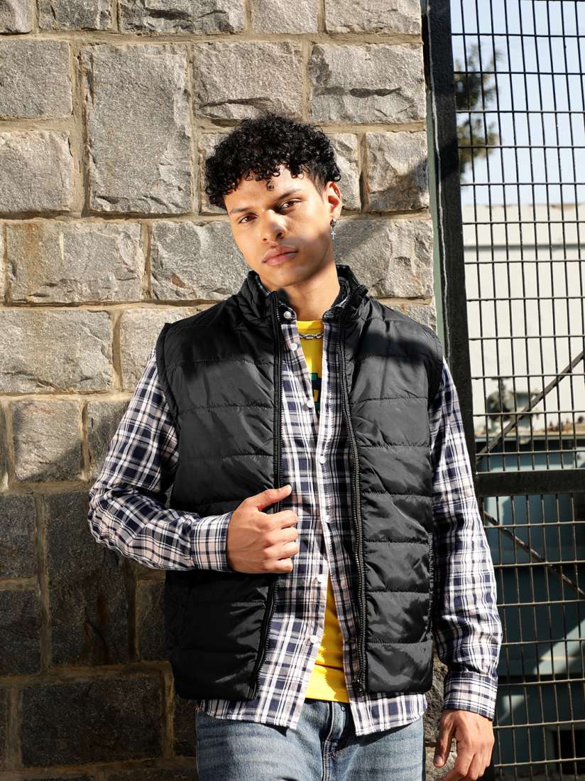 Buy HIGHLANDER Men Black Padded Jacket Jackets for Men 15835920 Myntra