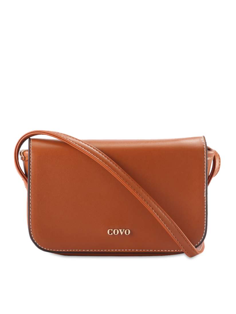 Buy Covo Brown Sling Bag Handbags for Women 1583991 Myntra