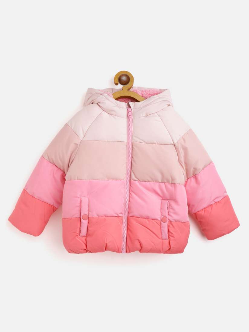 Buy Marks Spencer Girls Pink Hooded Jacket Jackets for Girls 15845012 Myntra