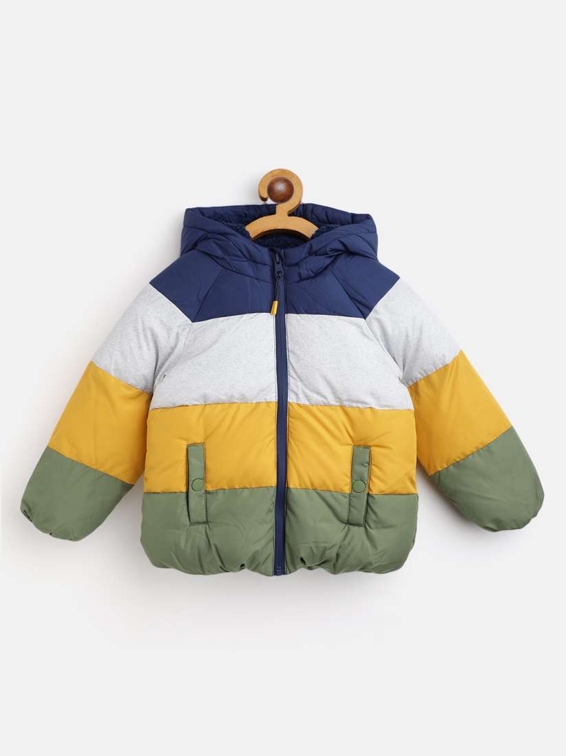 Buy Marks Spencer Boys Multicoloured Colourblocked Padded Jacket Jackets for Boys 15845024 Myntra