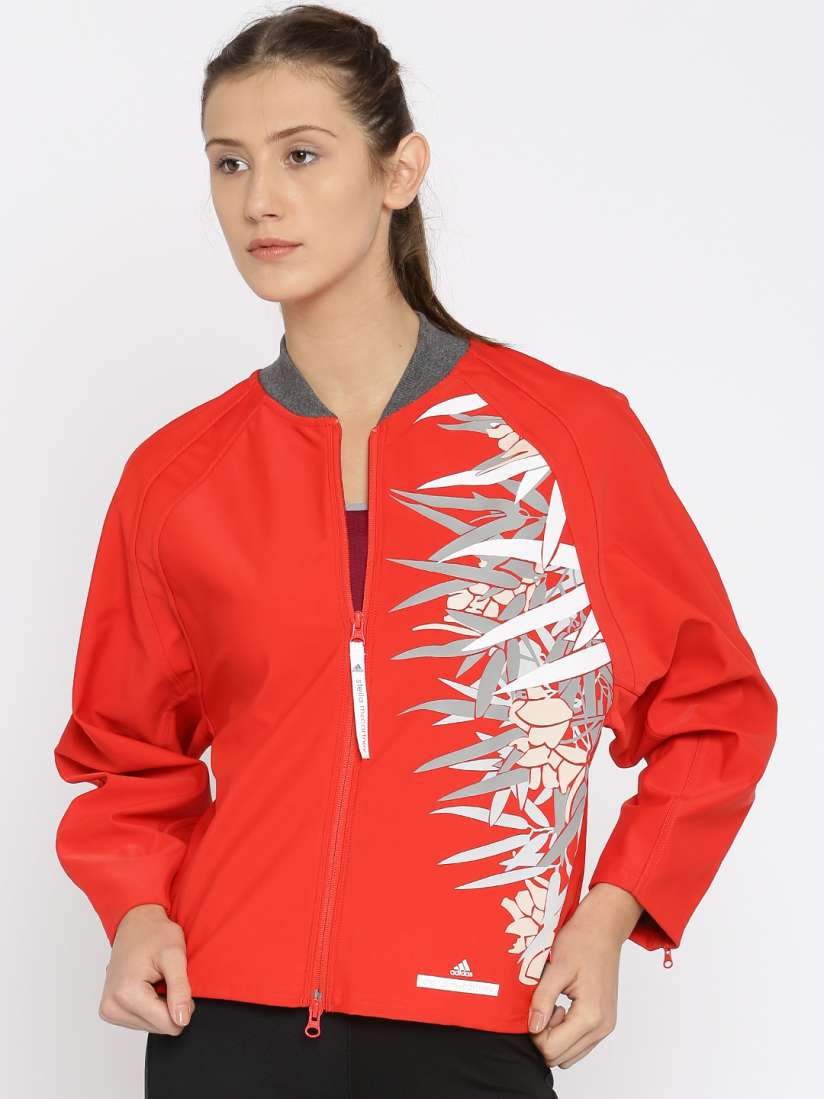 Red adidas bomber jacket shop