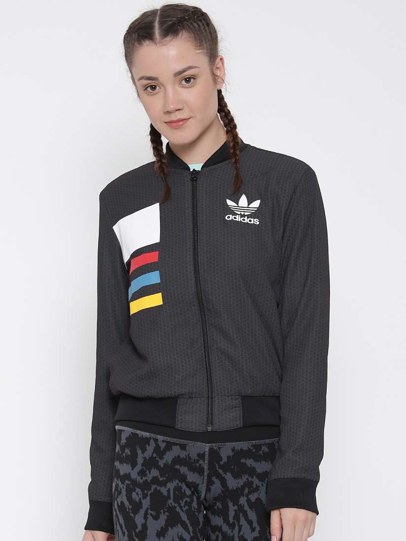 Adidas printed bomber jacket online