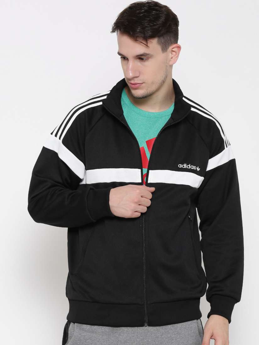 Buy ADIDAS Originals Black ITASCA TT Sporty Jacket Jackets for Men 1585357 Myntra
