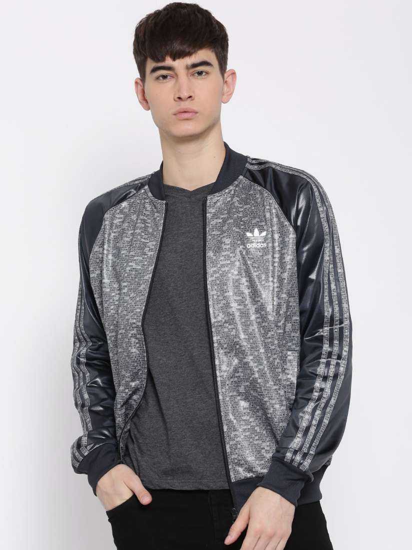 Adidas printed jacket discount