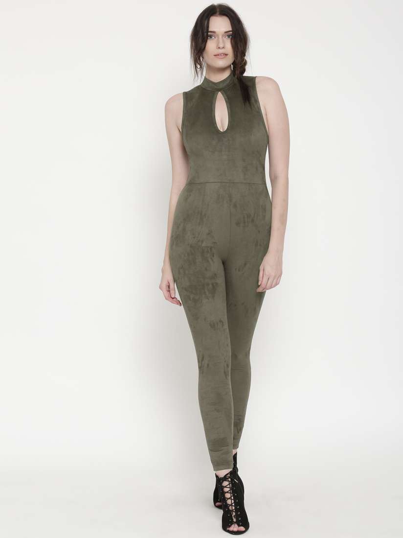 Olive green jumpsuit forever 21 shop