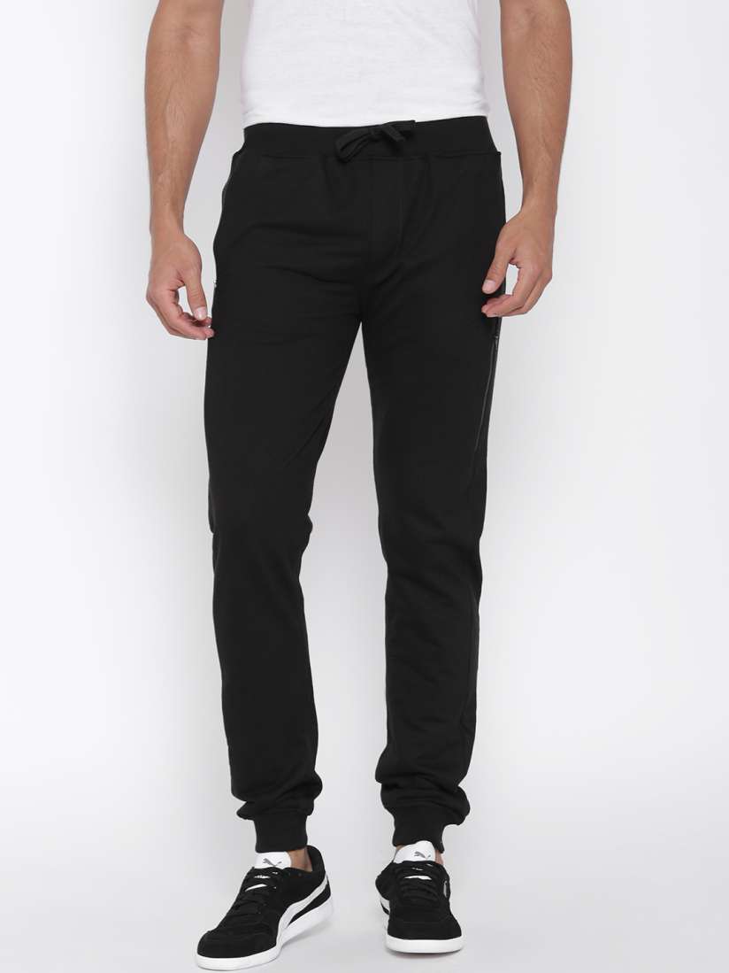 Buy John Players Black Track Pants Track Pants for Men 1586917 Myntra