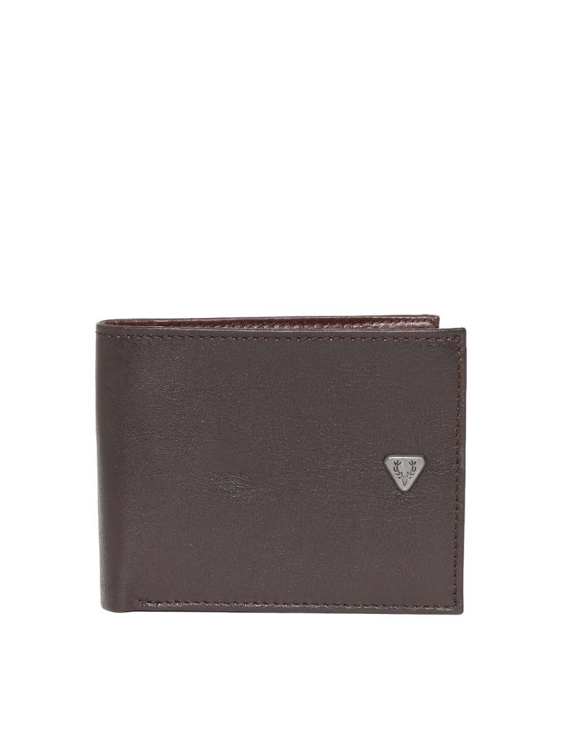 Buy Allen Solly Men Coffee Brown Genuine Leather Wallet Wallets for Men 1587309 Myntra