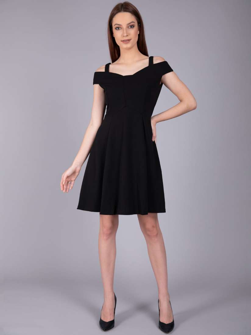 Buy CAMLA Black Dress Dresses for Women 15876748 Myntra