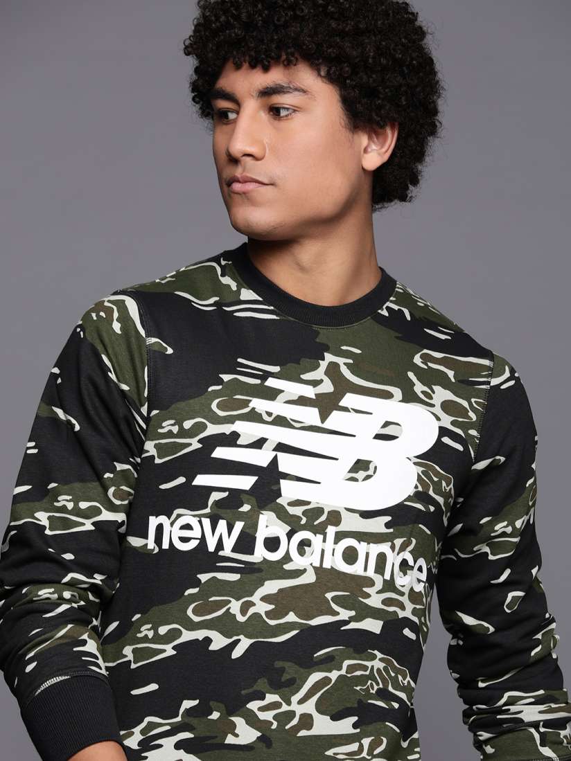 New balance camo sweatshirt 2025