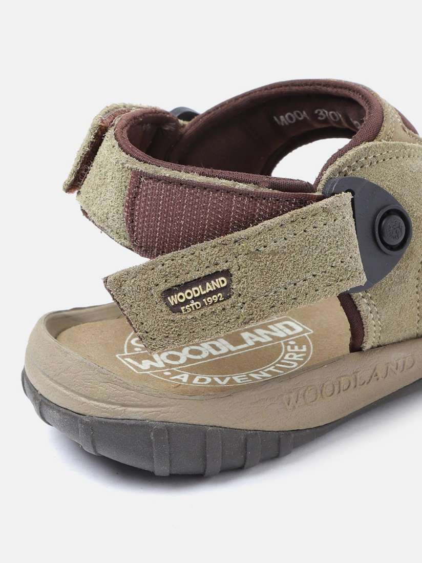 Woodland men khaki sports sandals outlet