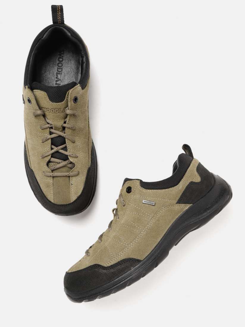 Buy Woodland Men Khaki Black Sneakers Casual Shoes for Men 15886376 Myntra