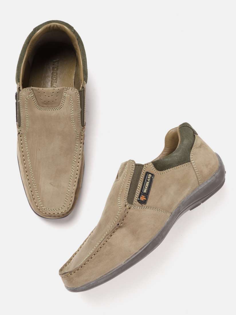 Buy Woodland Men Beige Nubuck Loafers Casual Shoes for Men 15886394 Myntra