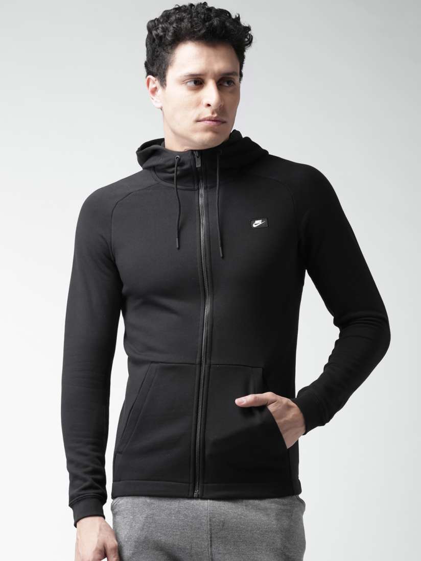 Buy Nike Black NSW Modern Hooded Jacket Jackets for Men 1589407 Myntra