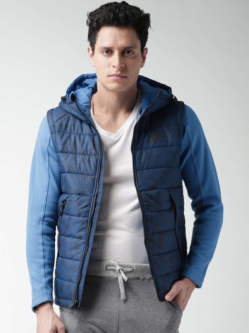 Nike Puffer Jacket Nike Jackets Myntra Nike Men Black Neon Green