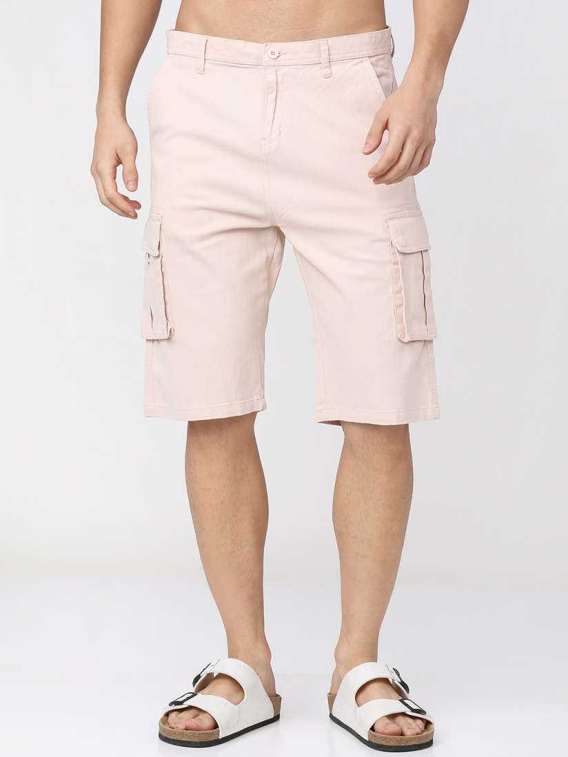 Mens pink cargo shorts cheap