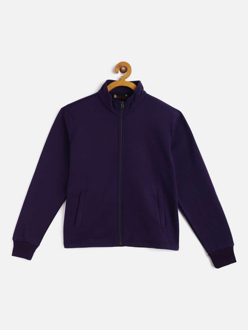 Buy Belle Fille Kids Purple Solid Fleece Lightweight Tailored Jacket Jackets for Unisex Kids 15896722 Myntra