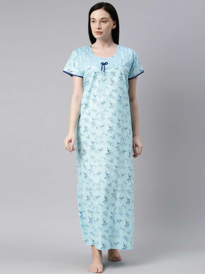 Cotton maxi night dress sales