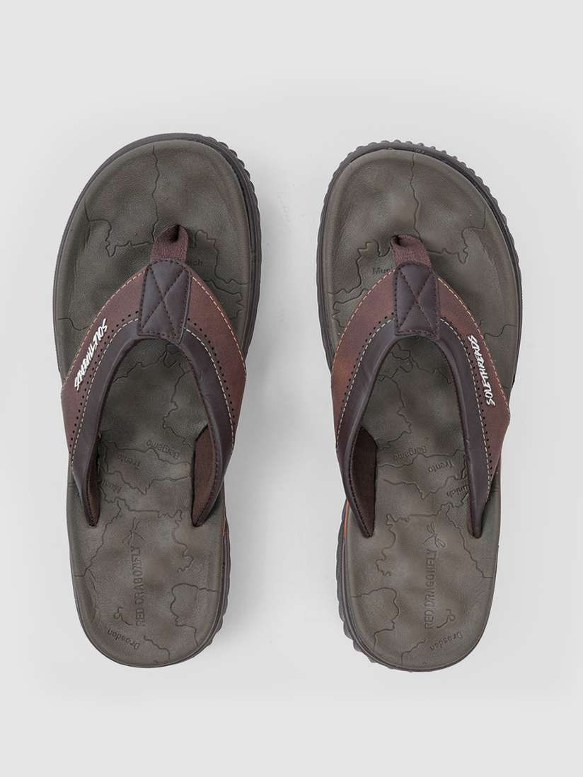 Men's Slippers Solethreads Slippers Online Solethreads Slippers For Men  Buy Tan Flip Flop Slippers For Men By