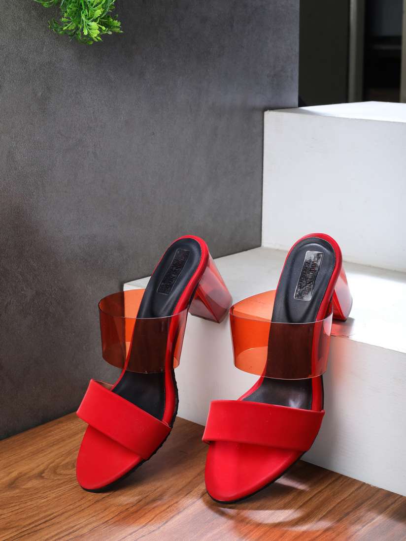 Red heels myntra hot sale