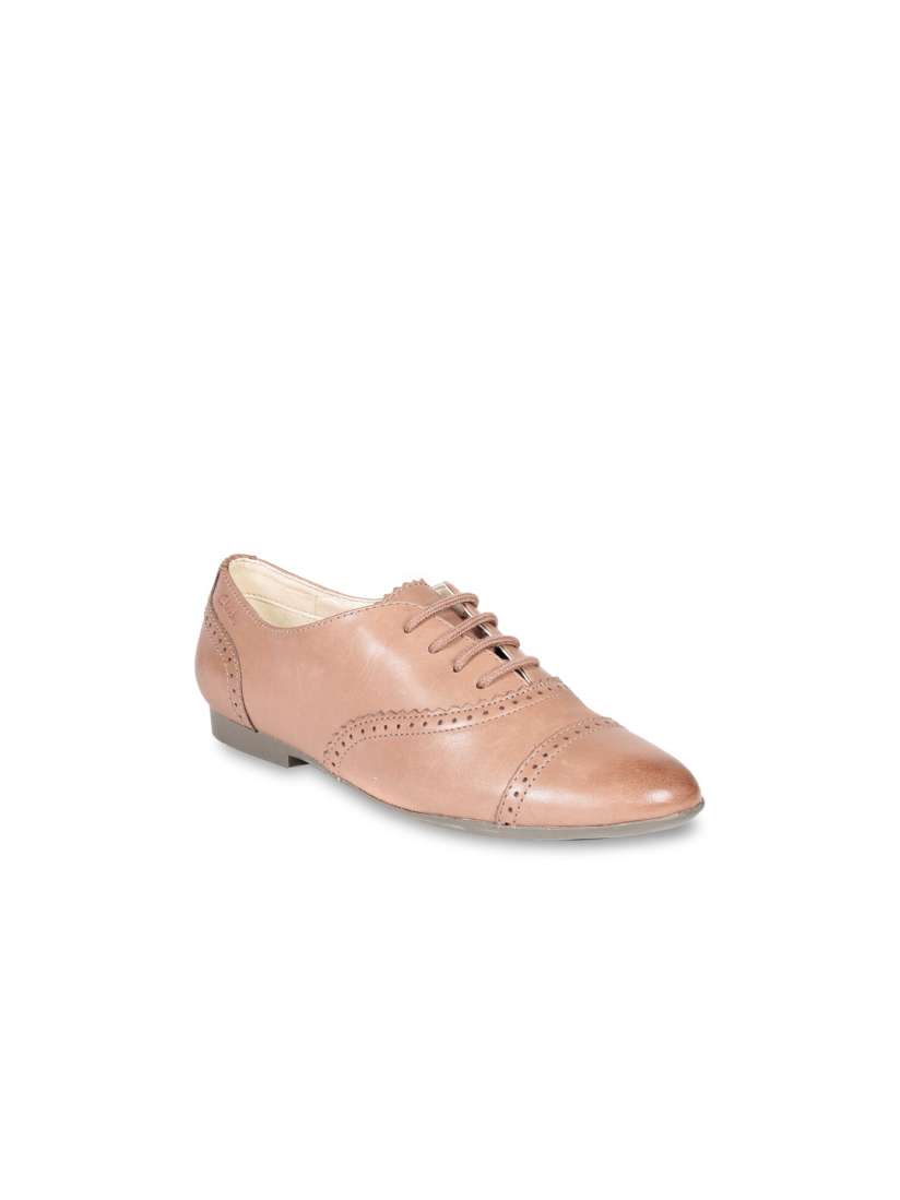 Buy Clarks Girls Brown Solid Leather Brogues Casual Shoes for Girls 1590958 Myntra