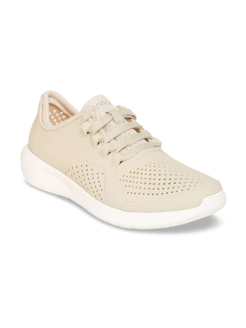 Buy Crocs LightRide Women Cream Coloured Perforations Sneakers Casual Shoes for Women 15912694 Myntra