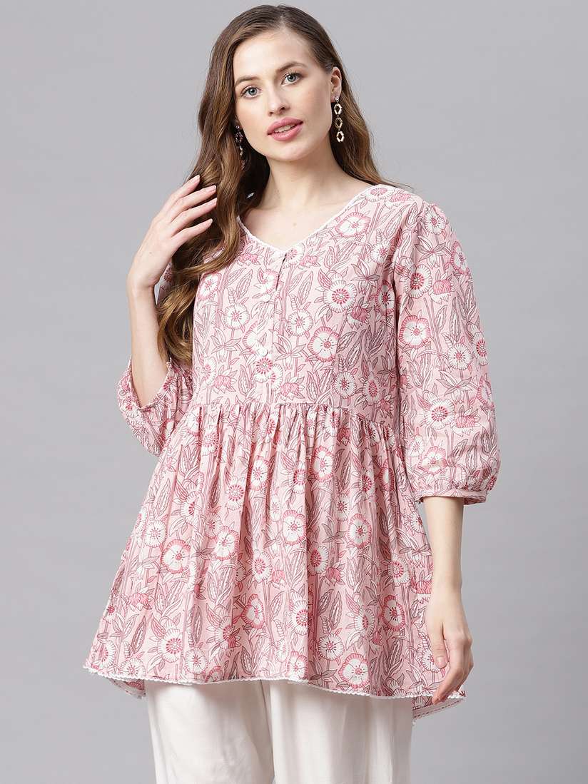peplum tops myntra