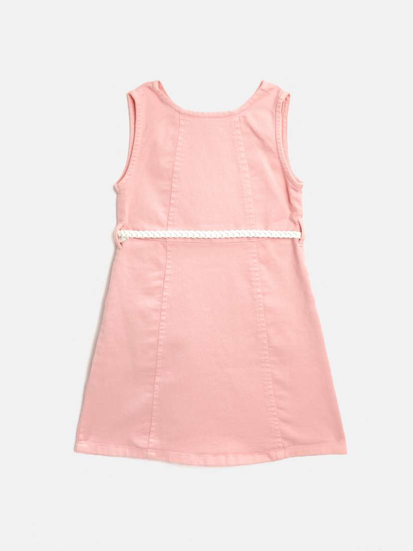 Light pink pinafore dress new arrivals