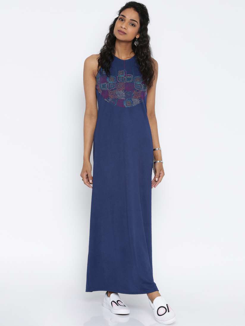 Global desi blue maxi dress hotsell