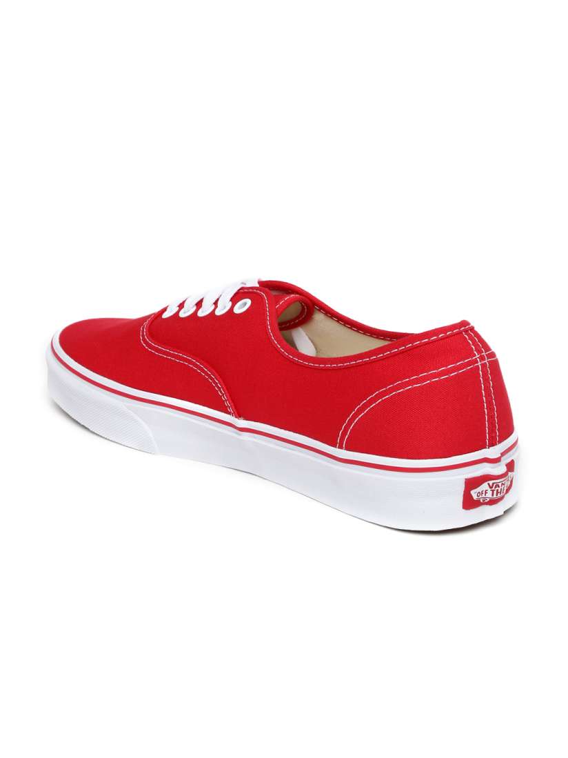 Buy Vans Unisex Red Solid Authentic Sneakers Casual Shoes for Unisex 1593729 Myntra