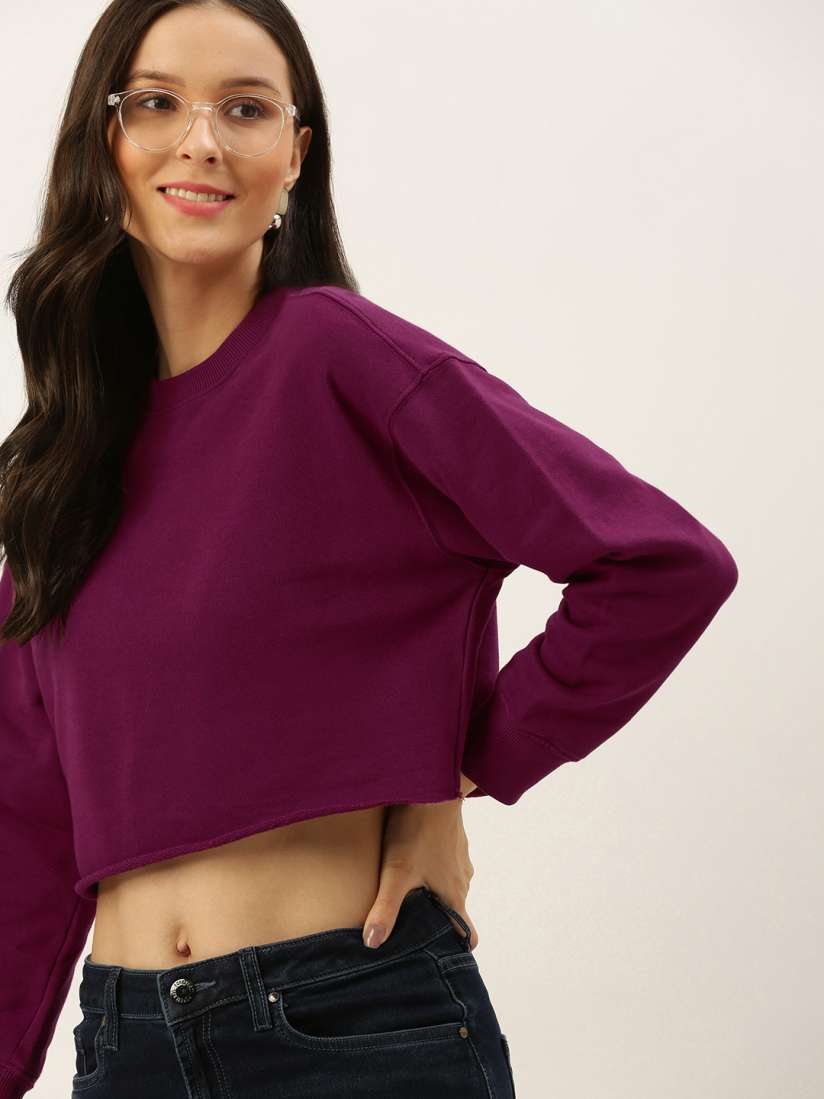 Forever 21 cropped sweatshirt shop