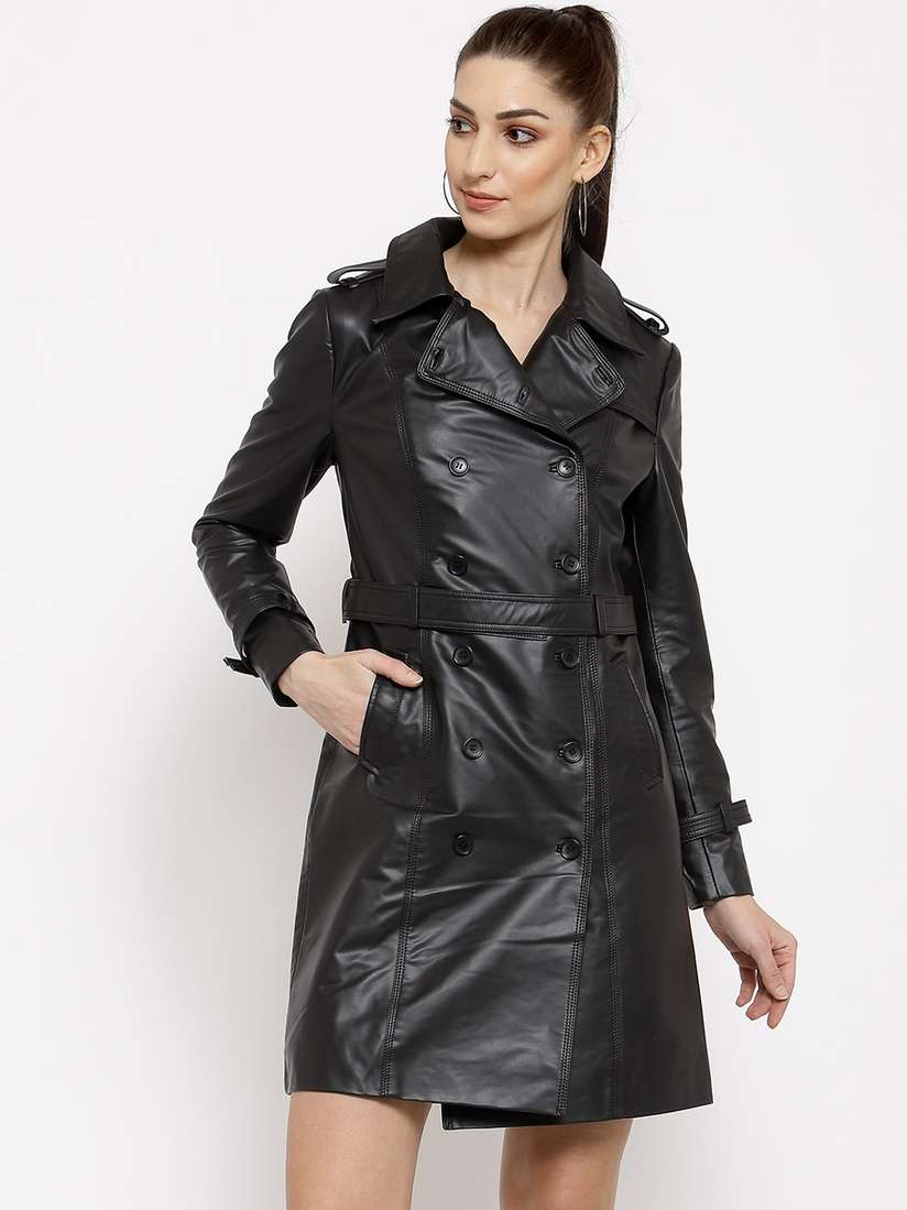 Buy BEAVER Women Black Insulator Longline Tailored Jacket 