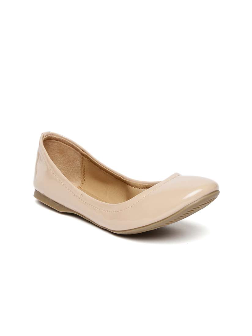 Buy Steve Madden Women Beige Solid Round Toe Flats Flats for Women 1595250 Myntra