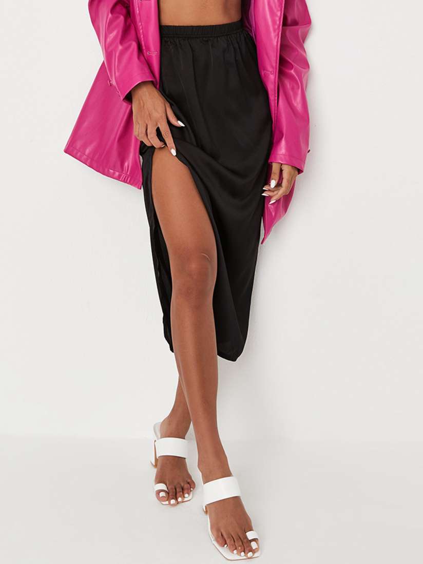 Black a line skirt missguided clearance