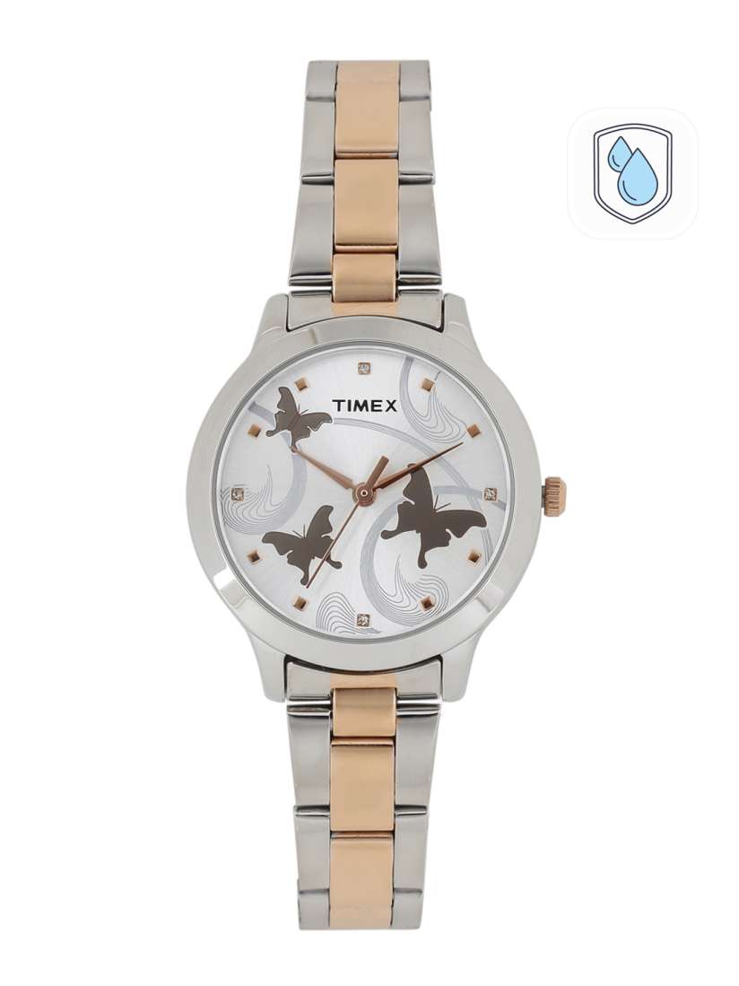 Buy Timex Women Silver Toned Analogue Watch TW000T607 Watches for Women 1595670 Myntra