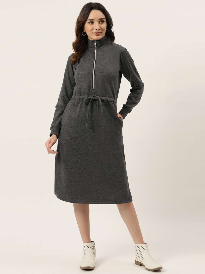 Sweatshirt midi dress outlet