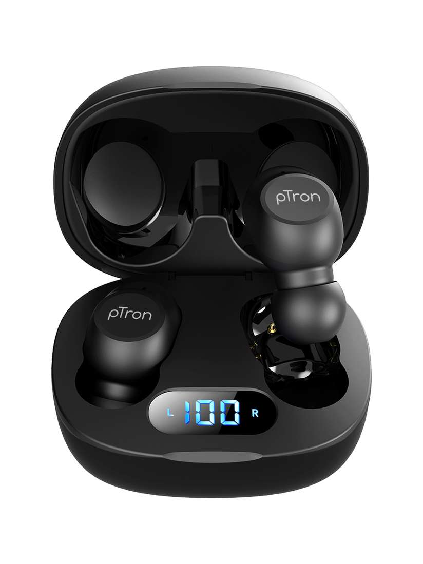 True Wireless Buy Ptron Bassbuds Bluetooth Earphones Ptron