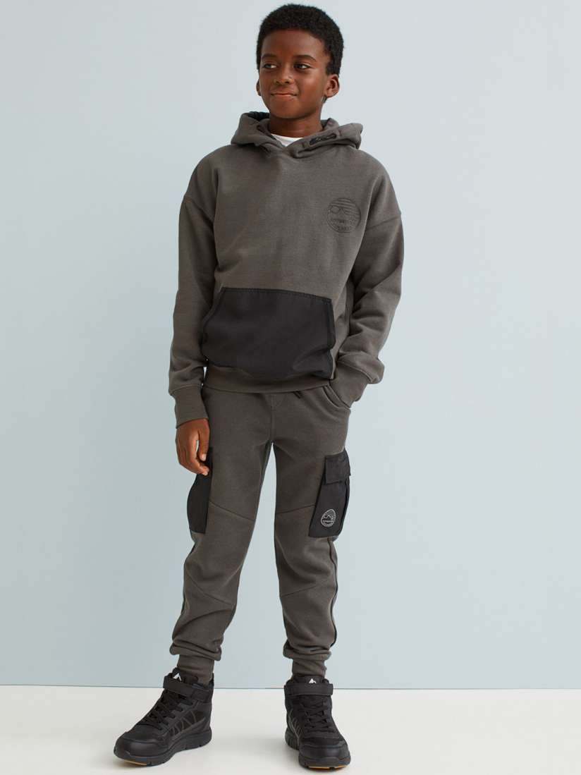 Buy H M Boys Grey Joggers Trousers for Boys 15960450 Myntra