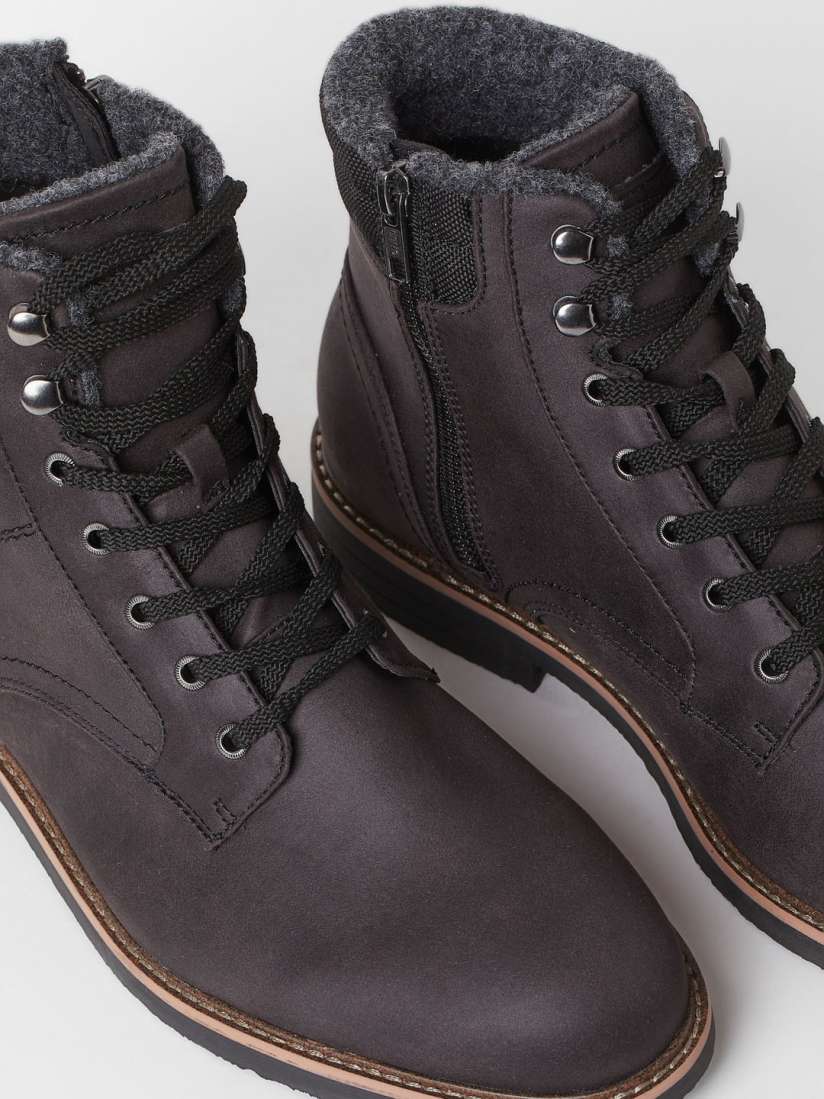 Buy H M Mens Black Boots Casual Shoes for Men 15960664 Myntra