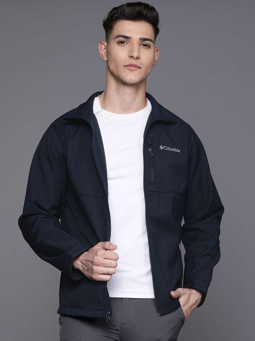 Buy Columbia Men Blue Windcheater and Water Resistant Outdoor Tailored Jacket Jackets for Men 15963122 Myntra
