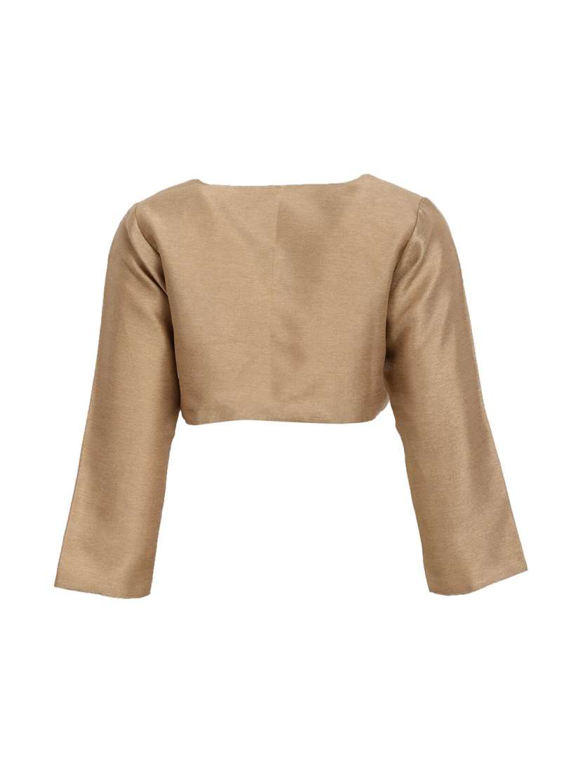 Girls gold shrug clearance